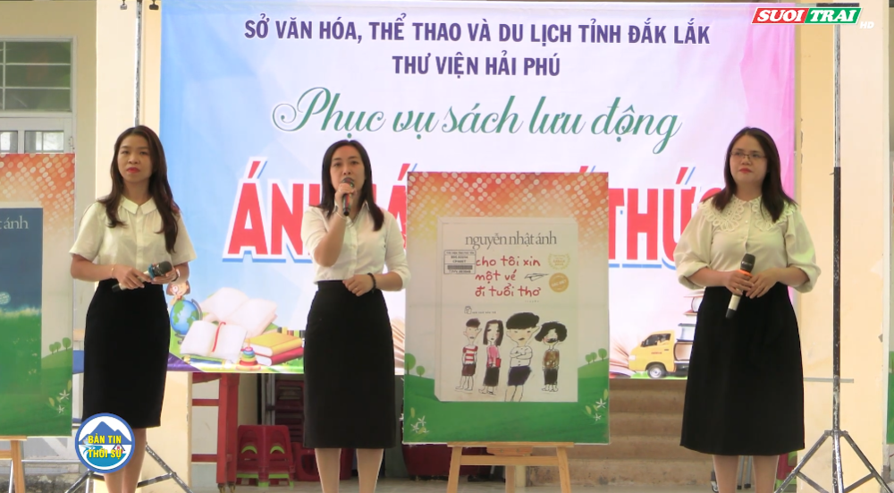 MANG “ÁNH SÁNG TRI THỨC” ĐẾN VỚI HỌC SINH VÙNG SÂU SUỐI TRAI